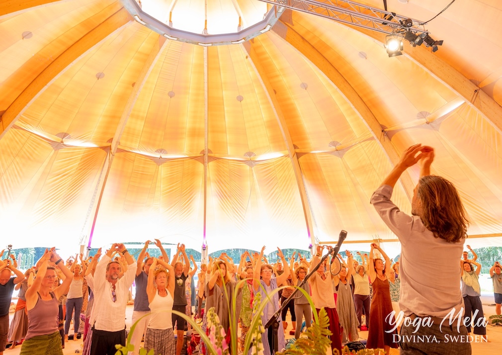 Yoga festival in Sweden